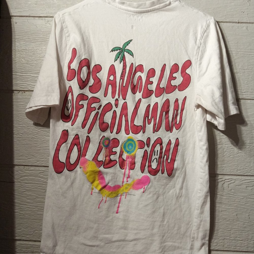 Los Angeles Official Man Collection Smiley Face Streetwear By BoohooMAN T-shirt
